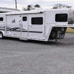 2003 Bloomer 8414LQ 4 Horse Trailer with 14' Short Wall
