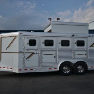 2008 C and C Trailers 4 Horse Bumper Horse Trailer