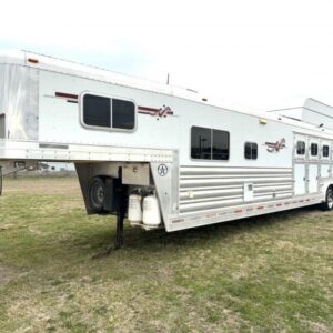 2011 Platinum Coach 4 Horse 15 SW Rear Load Horse Trailer