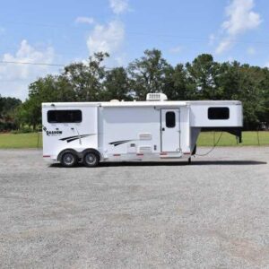 2014 Shadow 7208GLQ 2 Horse Trailer with 8' Short Wall