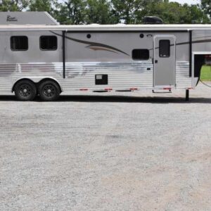 2015 Bison Ranger 3LQ Horse Trailer with 10' Short Wall