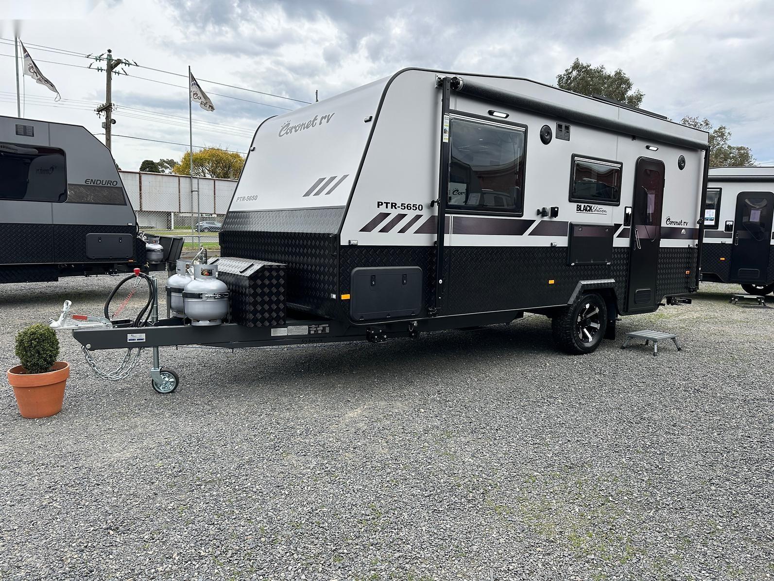 2024 Coronet RV PTR 5650 4 S 18'6 Semi Off Road Two Berth - Rear Door