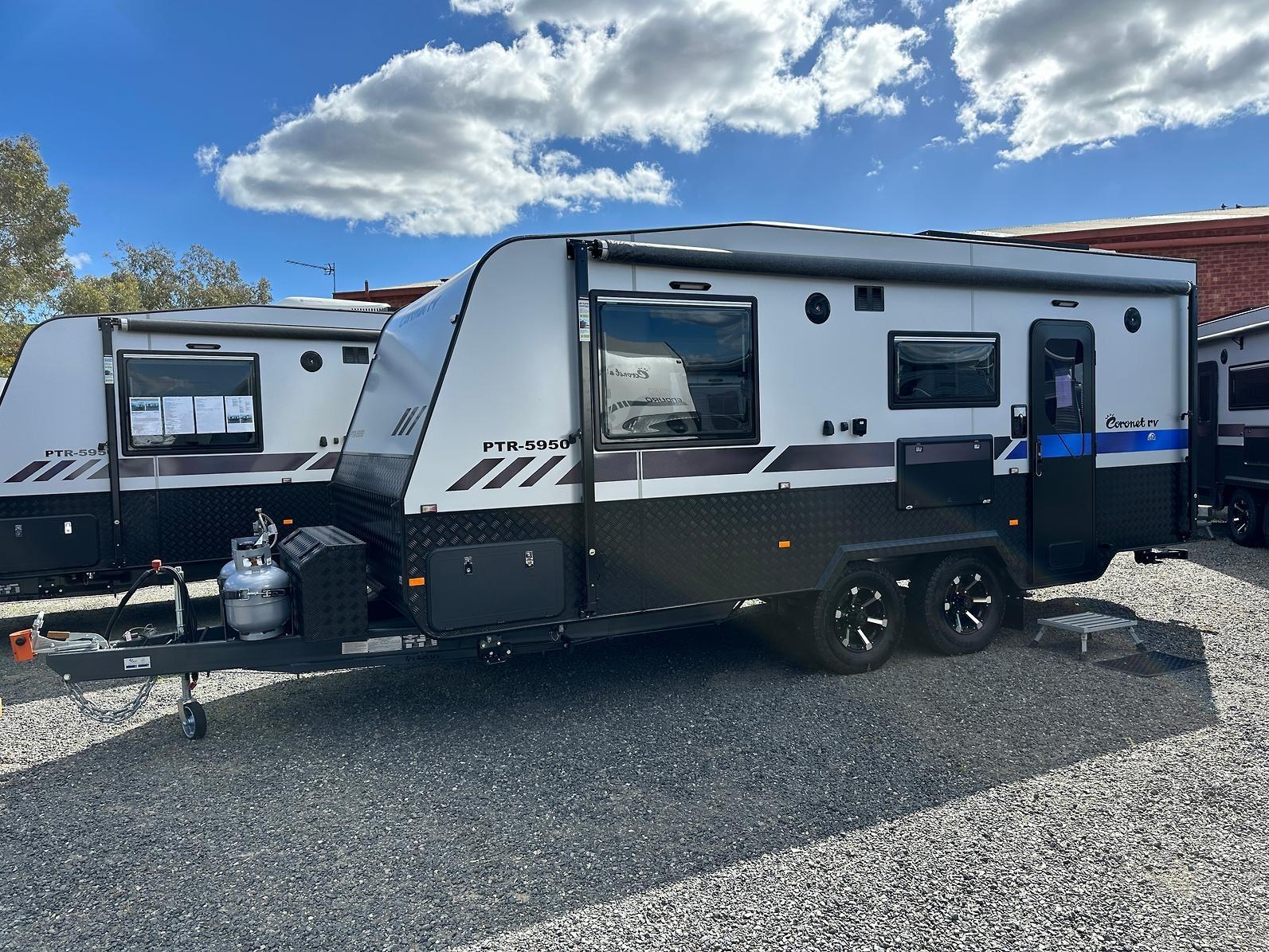 2024 Coronet RV PTR 5950 4 T 19'6 Semi Off Road 2 Berth with Toilet