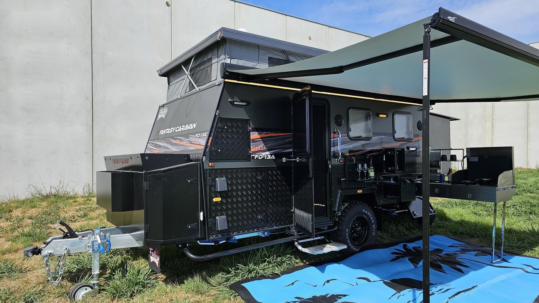 2024 Fantasy FD 13A 13' Hybrid Pop Top Single Axle with 2 Berth