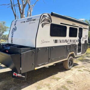 2024 Red Centre Seisia 16' Hybrid Slide Out Kitchen with 2 berth