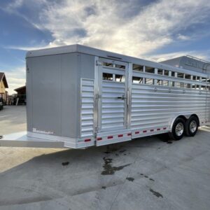NEW 2024 Elite Trailers 5 Horse Stock Combo BP Horse Trailer