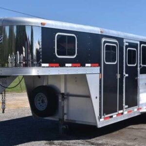 Used 2013 Exiss 6300 3 Horse Gooseneck