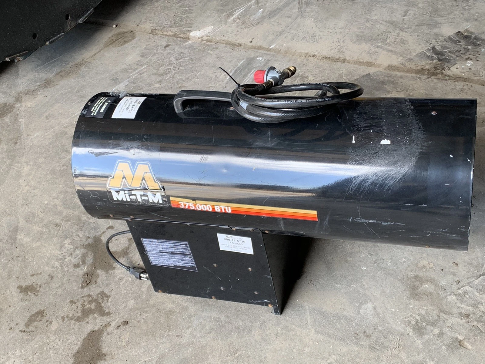 mi-t-m 375000 BTU Propane Heater Lp