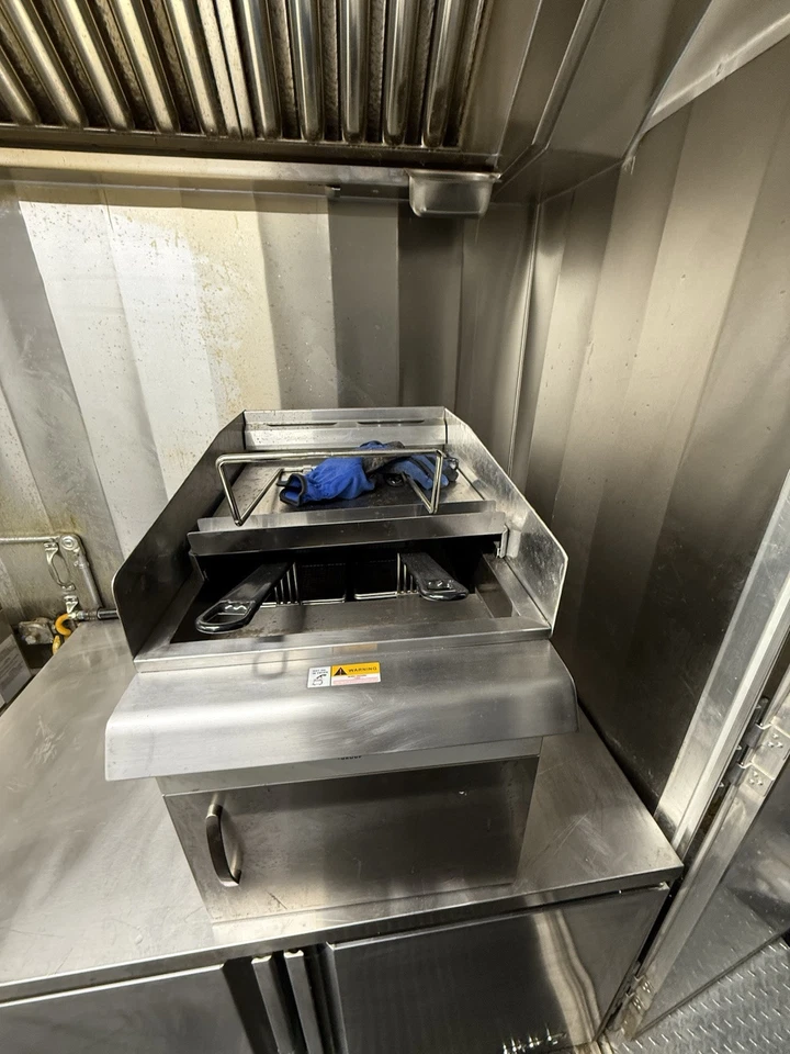 TURNKEY 2022 8.5 FT. WIDE X 14FT w/ PRO FIRE SUPPRESSION CONCESSION TRAILER - Image 15