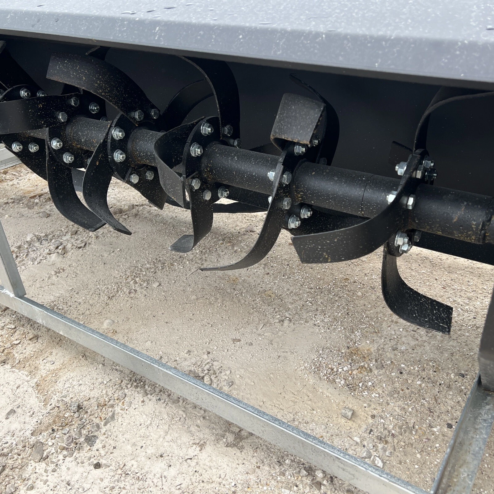 Suihe 72 inch skid steer rototiller Quick Attach Bobcat Cat Kubota Case New - Image 2