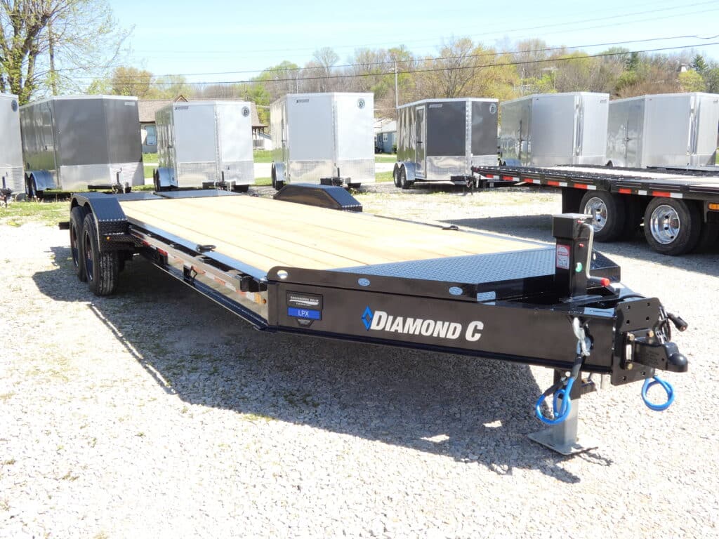 2025 Diamond C LPX210 82"x 24' 20k Equipment Trailer With MAX Ramps Stock #298573 - Spencer Trailers