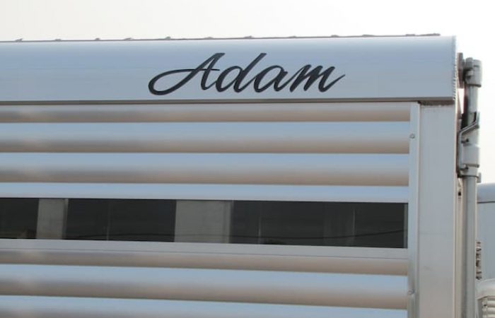 2023 Adams Trailers 16′ All Aluminum Stock Trailer - Image 6