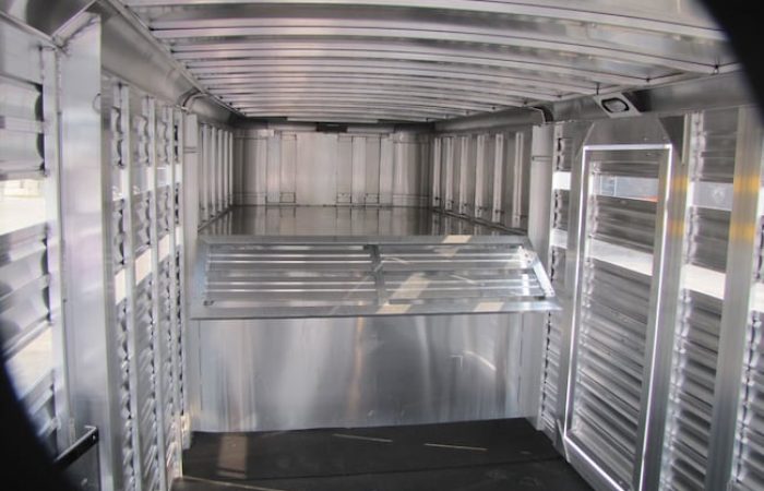 2023 Adams Trailers 16′ All Aluminum Stock Trailer - Image 7