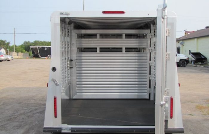 2023 Adams Trailers 16′ All Aluminum Stock Trailer - Image 8