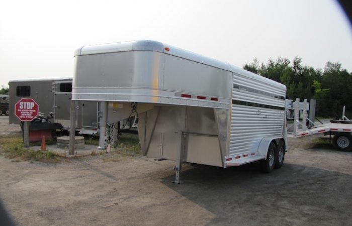 2023 Adams Trailers 16′ All Aluminum Stock Trailer - Image 10