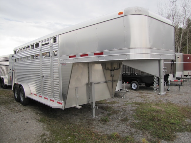 2023 Adams Trailers 16′ All Aluminum Stock Trailer