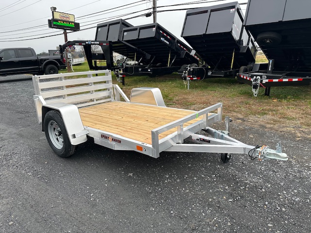 Sport Haven 5×8 Aluminum Utility Trailer - Wood Deck